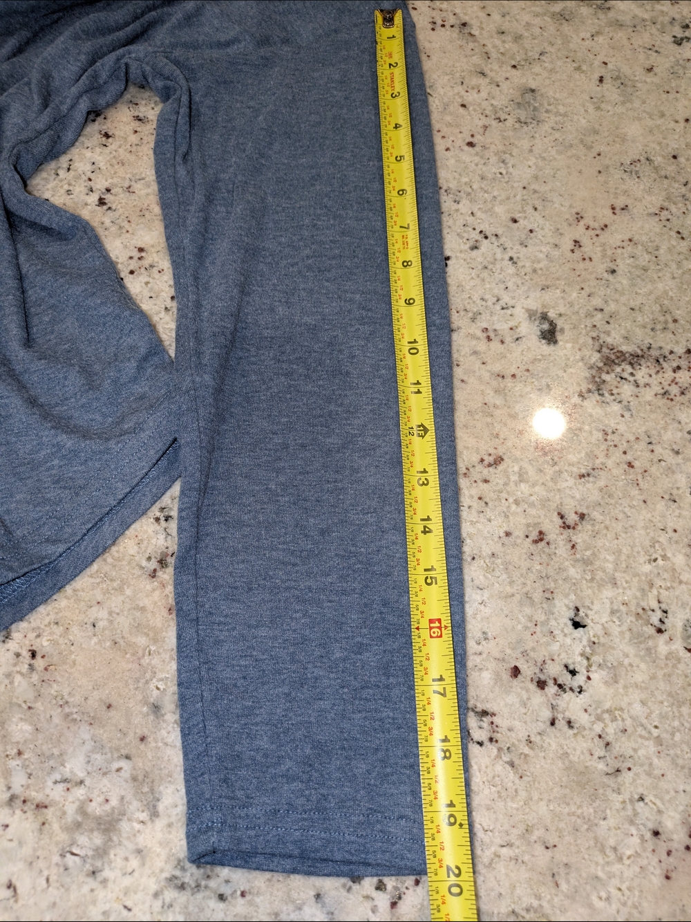 Poetsky XL Blue Oversized Dolman Sleeve V Neck Lightweight Hoodie - Picture 8 of 11